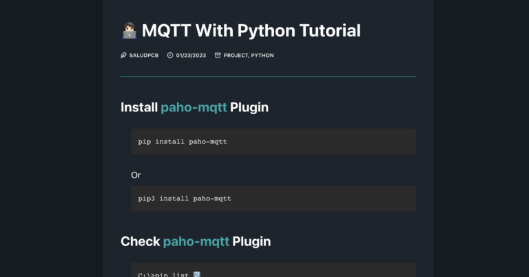 python tutorial mqtt
