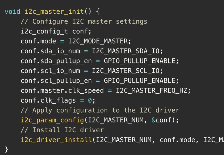 I2C Scanner Using ESP32 IDF