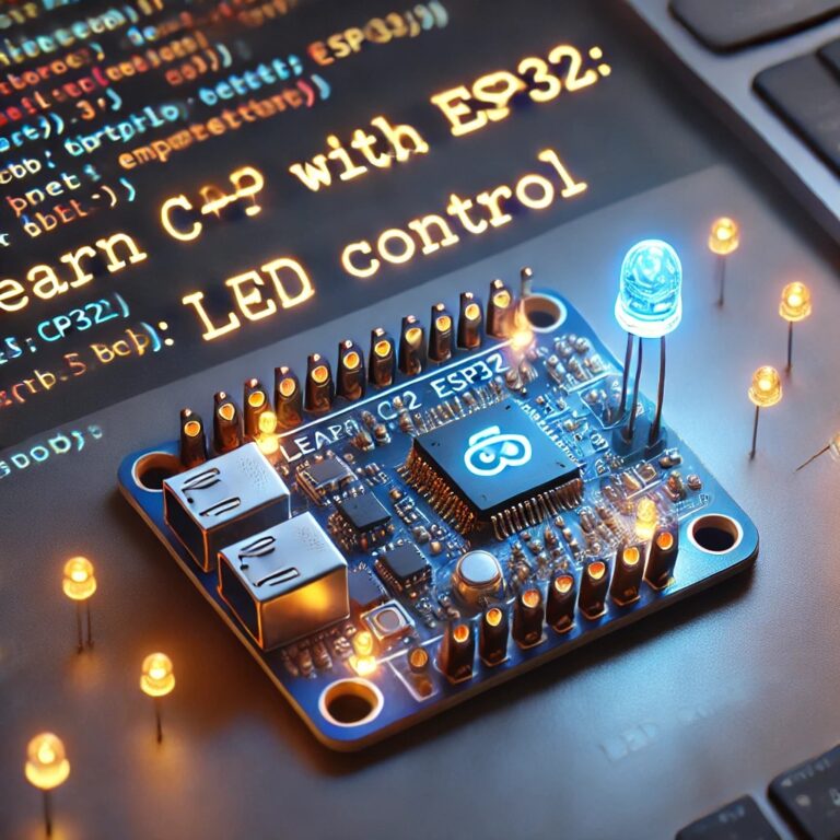 Learn C++ with ESP32 : LED Control