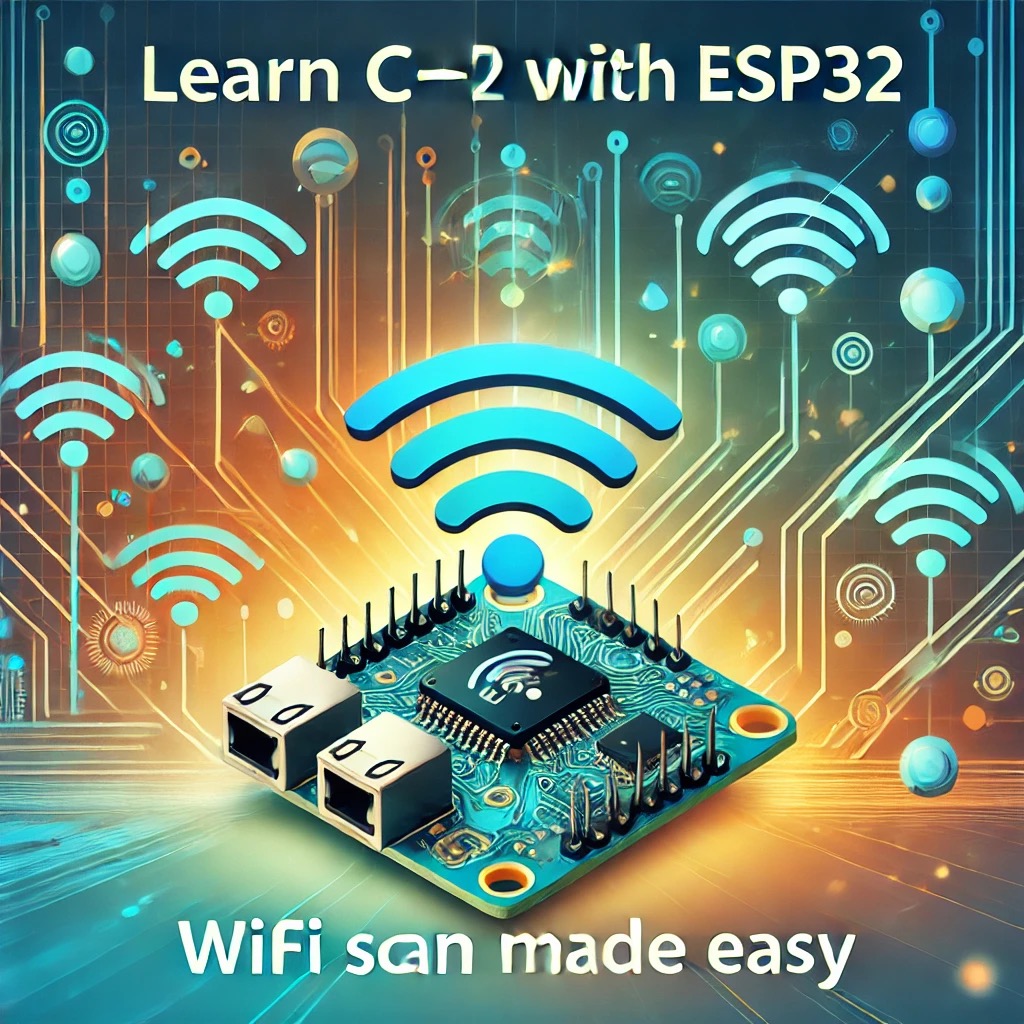 Learn C++ with ESP32 WIFI Scan