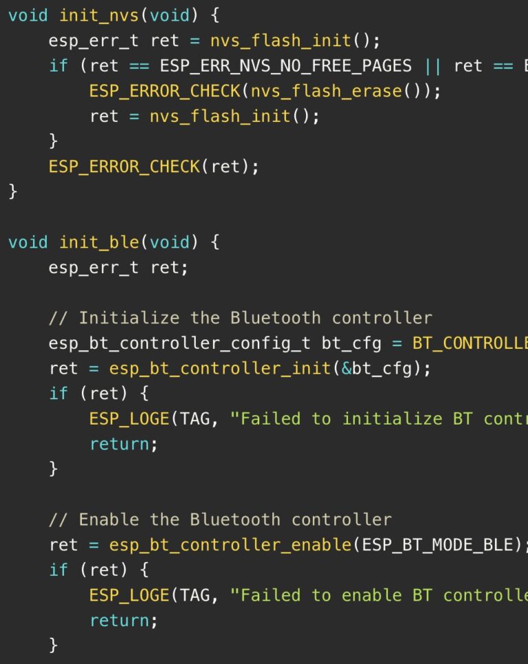 Scanning BLE Devices Using ESP32 IDF