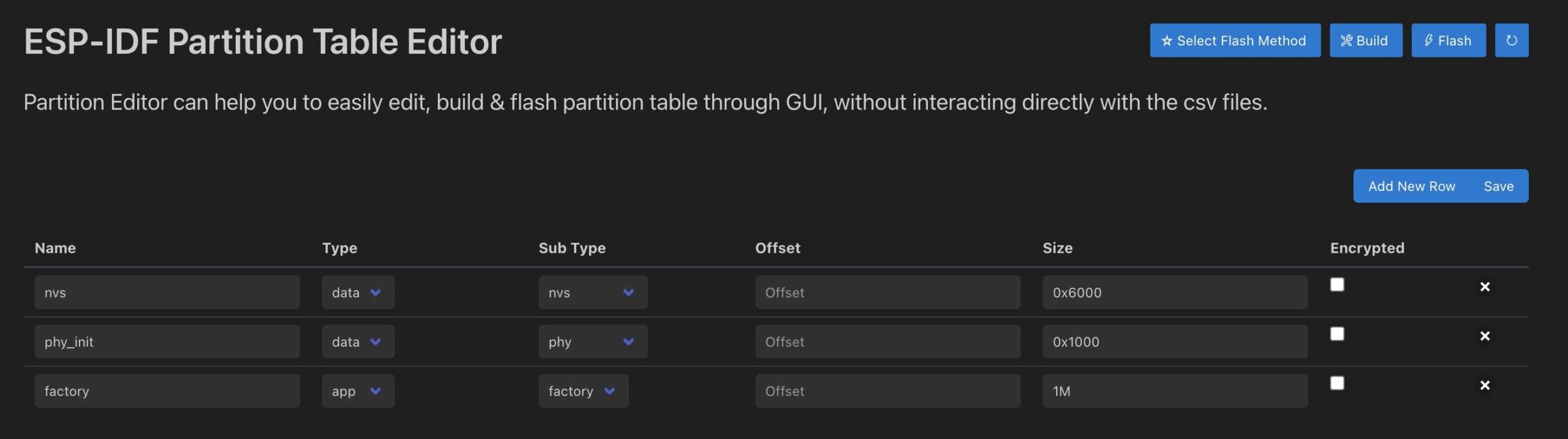 ESP32 Partition