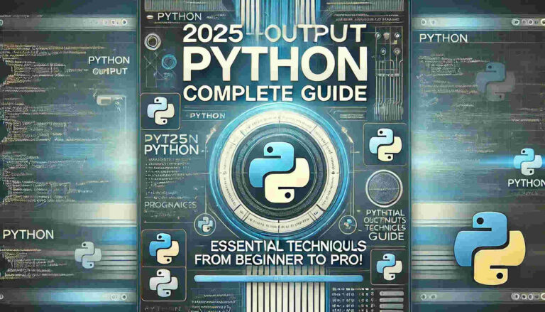 python tutorial output cover