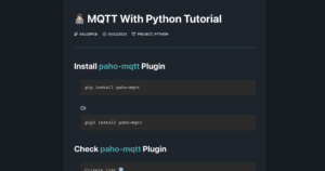python tutorial mqtt