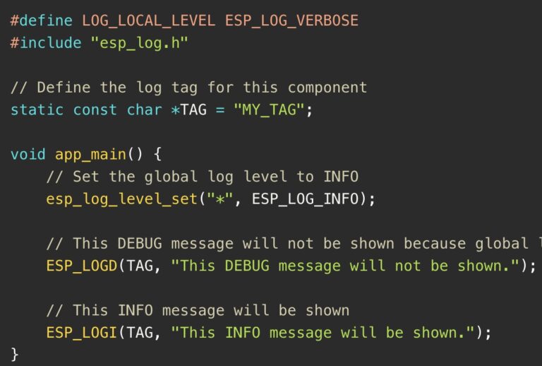 ESP32 LOG