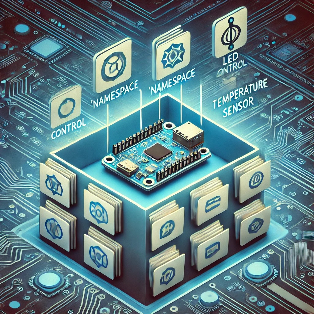 Learn C++ with ESP32 namespace