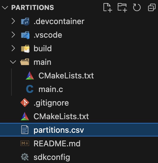 ESP32 Partition